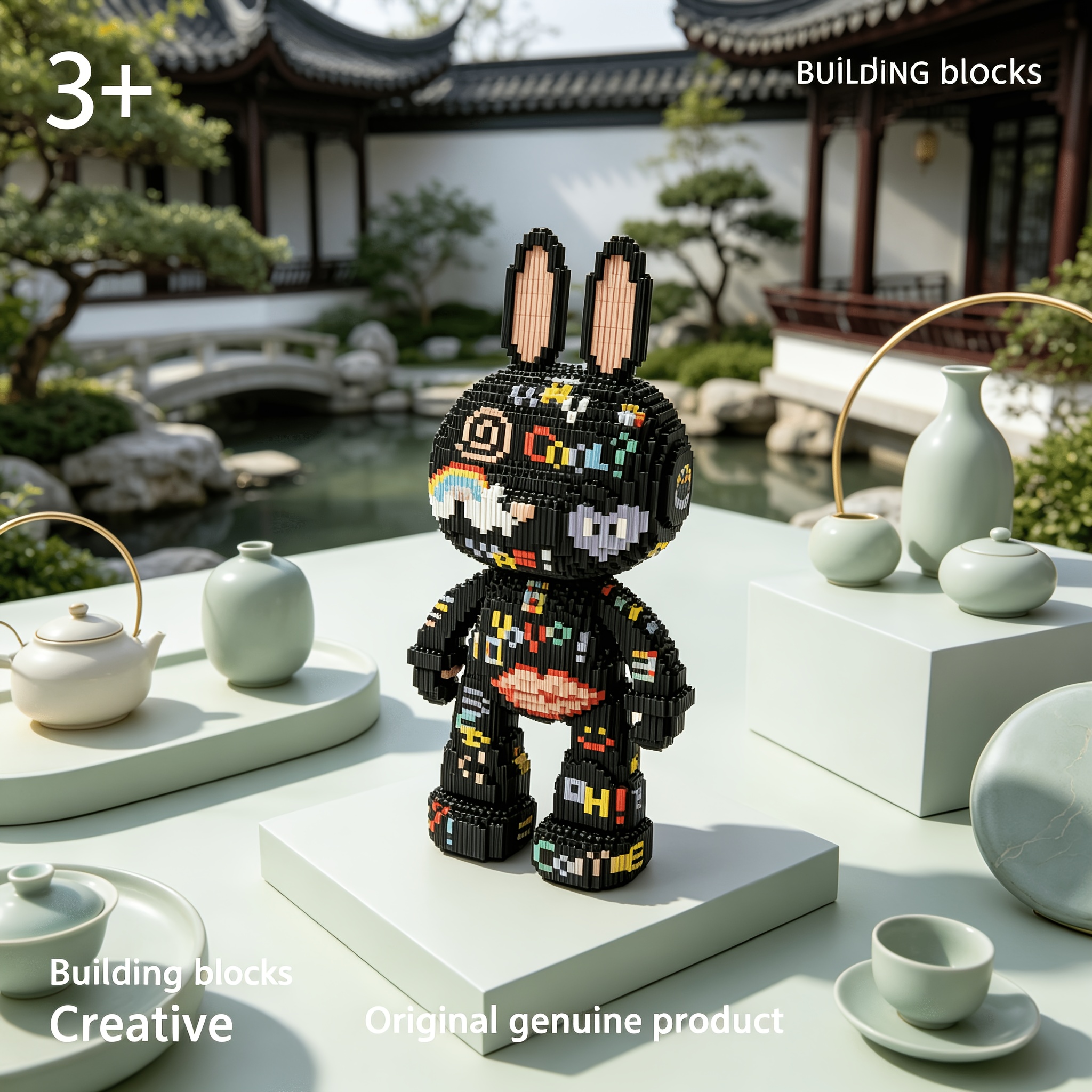 New Block Model Cute Animal Series Puzzle Assembly Toy